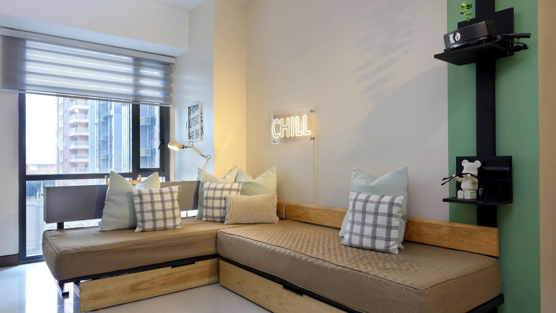 公寓 Spacious Family Sleeper Bgc & 84Inch Cinema 马尼拉 菲律宾